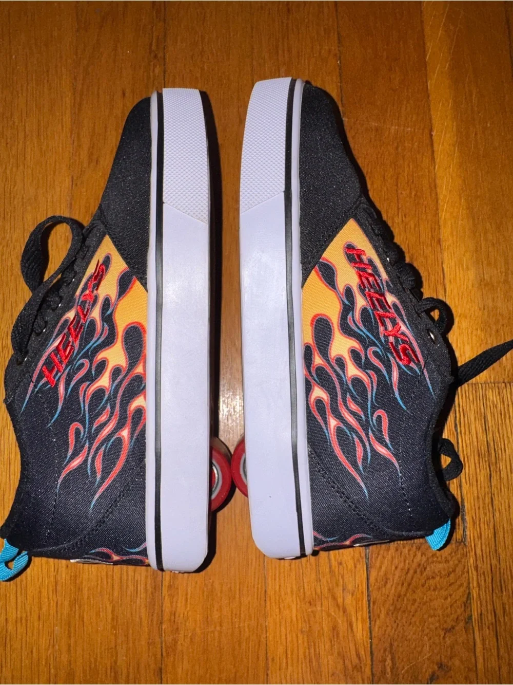 Heelys Pro 20 Prints Flame Canvas Skate Shoes with Wheels